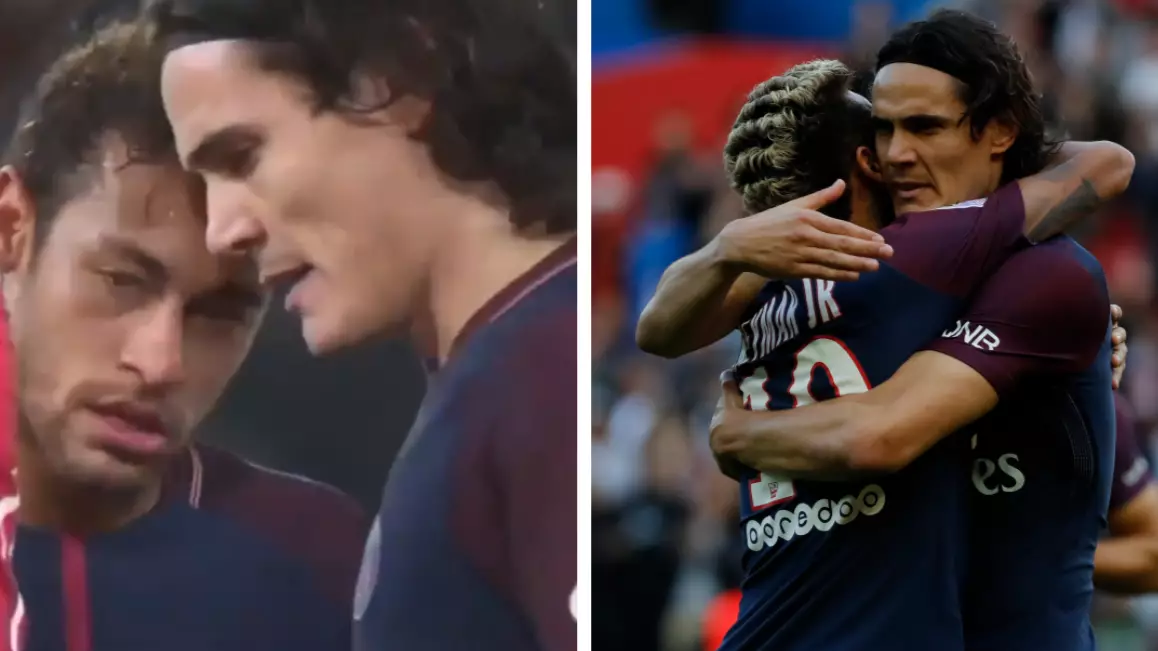 Edinson Cavani Misses Penalty For PSG After Asking Neymar To Take It