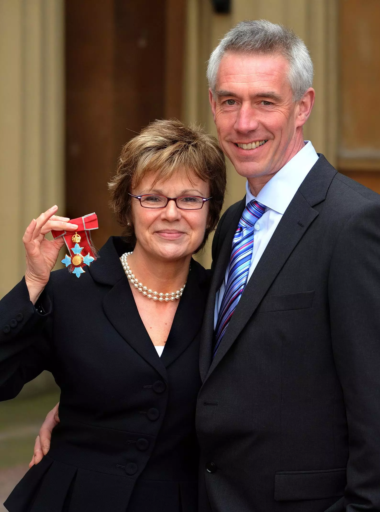 Dame Julie and husband Grant in 2008 (