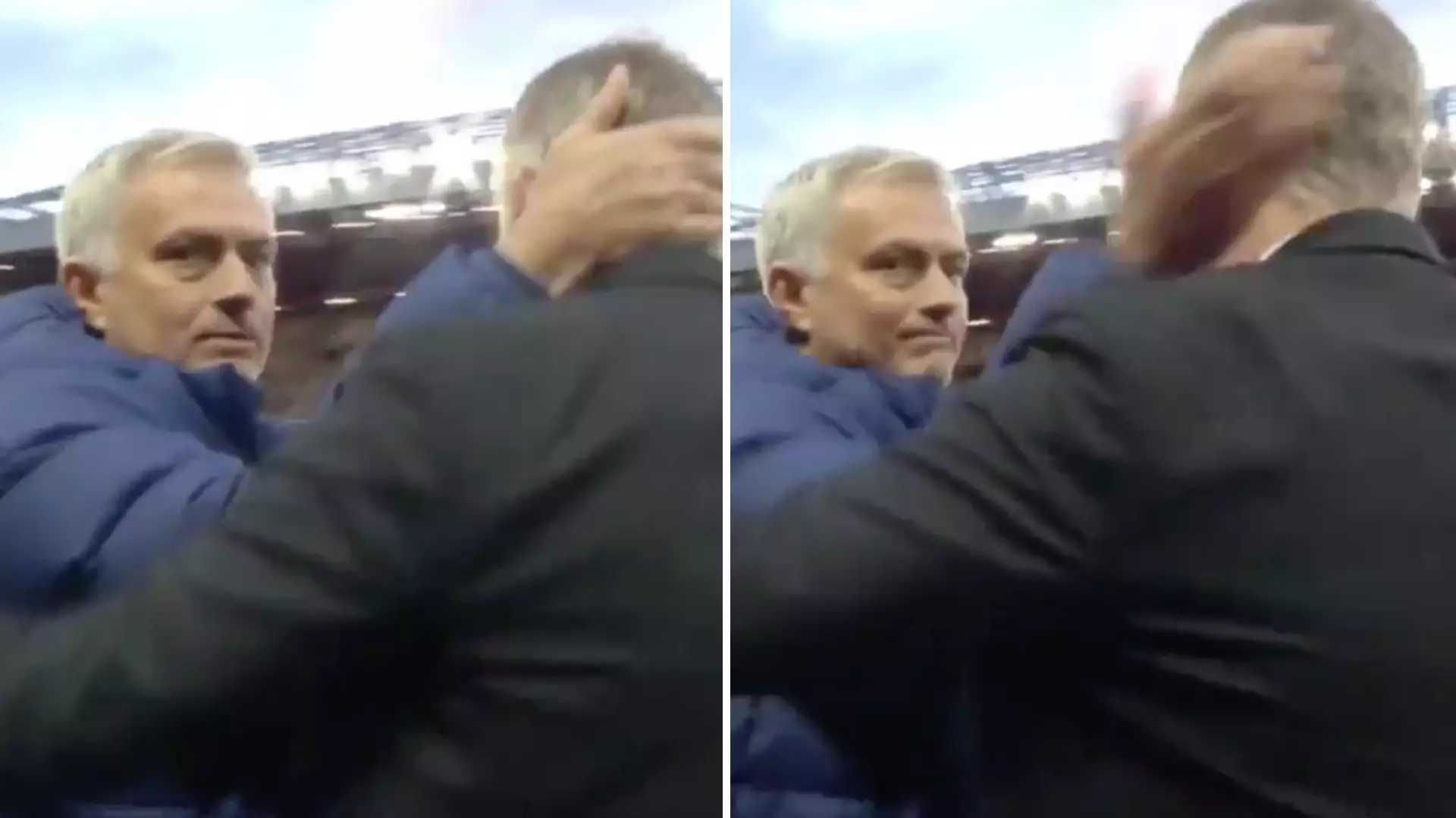 Fans Love Jose Mourinho Going 'Full S**thouse' And Patting Ole Gunnar Solskjaer On The Head