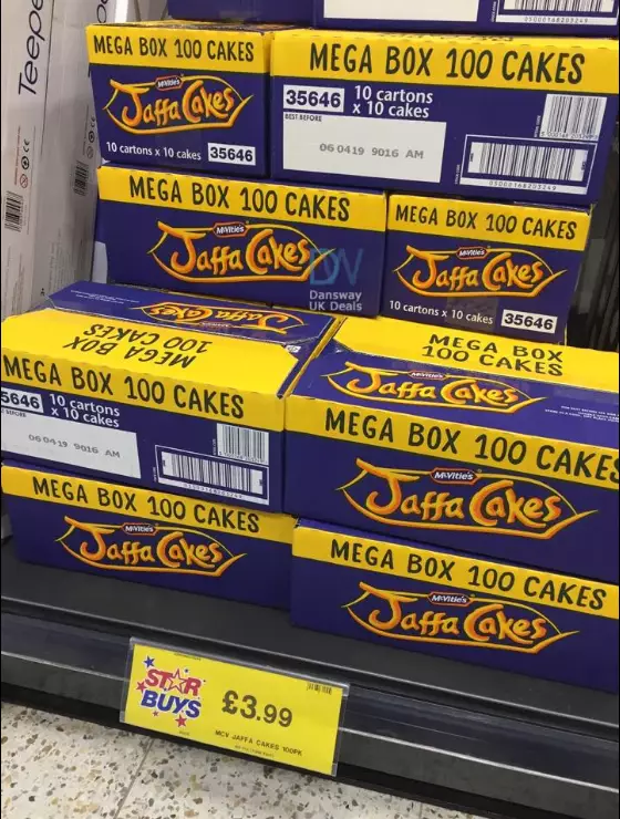 The massive packs are reportedly being sold at Home Bargains and are billed as their 'star buy'.