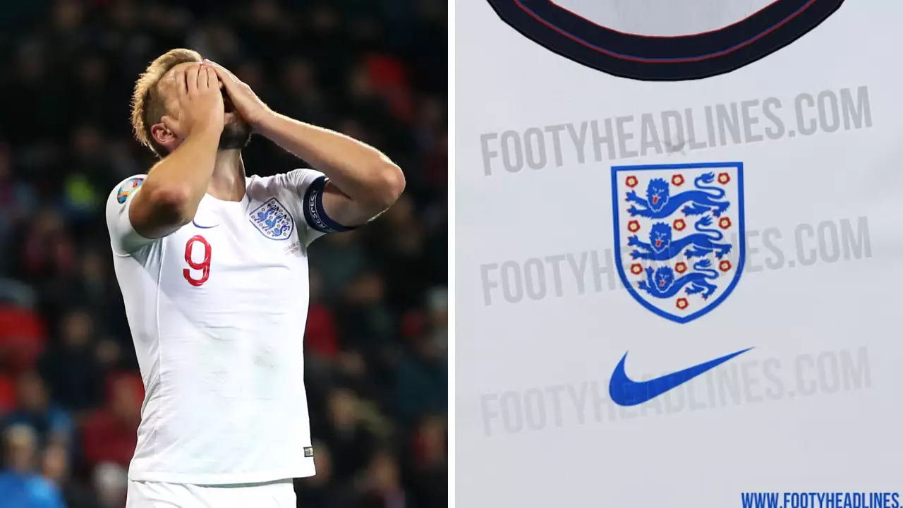 England's Euro 2020 Kit Has Been Leaked And It's 'The Worst In History'