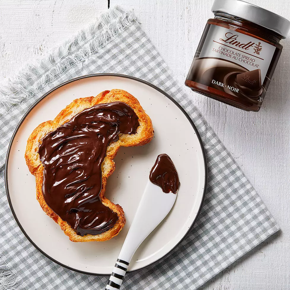 The dark chocolate spread is also a store-cupboard must (