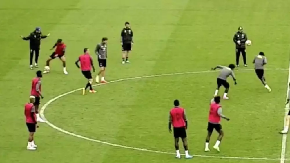 WATCH: John Terry Sends Victor Moses Flying With Ball To The Head In Training