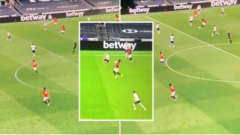 Paul Pogba's Ridiculous Long-Range Volleyed Pass To Marcus Rashford Sends Manchester United Fans Wild 