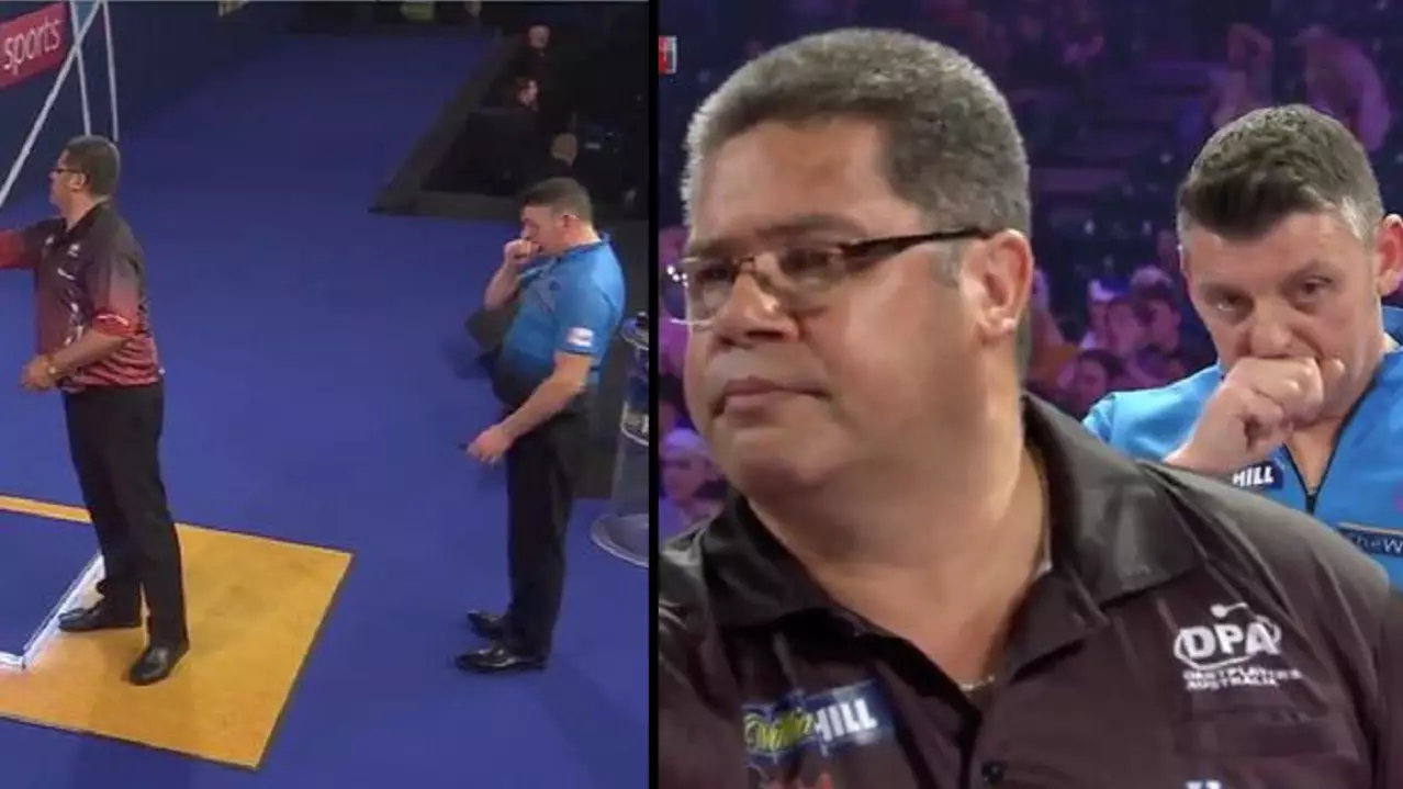Nobody Can Believe The 'Coughgate' Cheating Scandal In The World Darts Championship