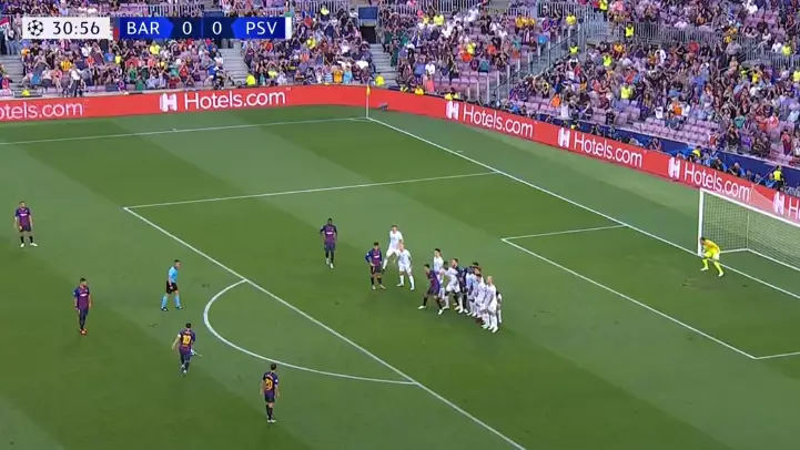 Lionel Messi Has Just Scored A Stunning Free-Kick From 25 Yards Out
