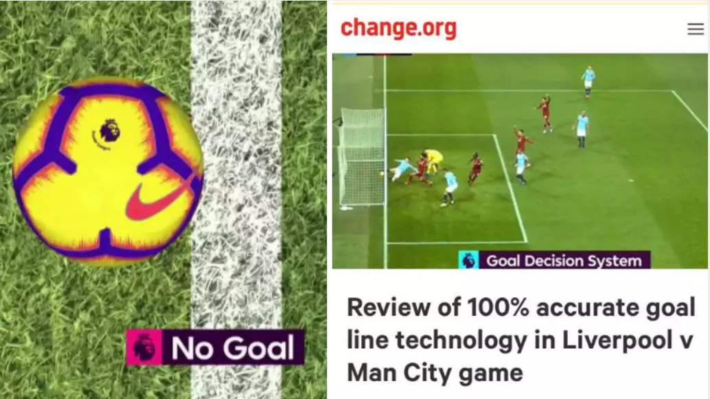 Liverpool Fan Starts Petition To Review The Goal-Line Technology In Manchester City Game