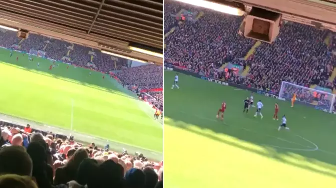 A Fan Has Uploaded A Video Of The Atmosphere At Anfield