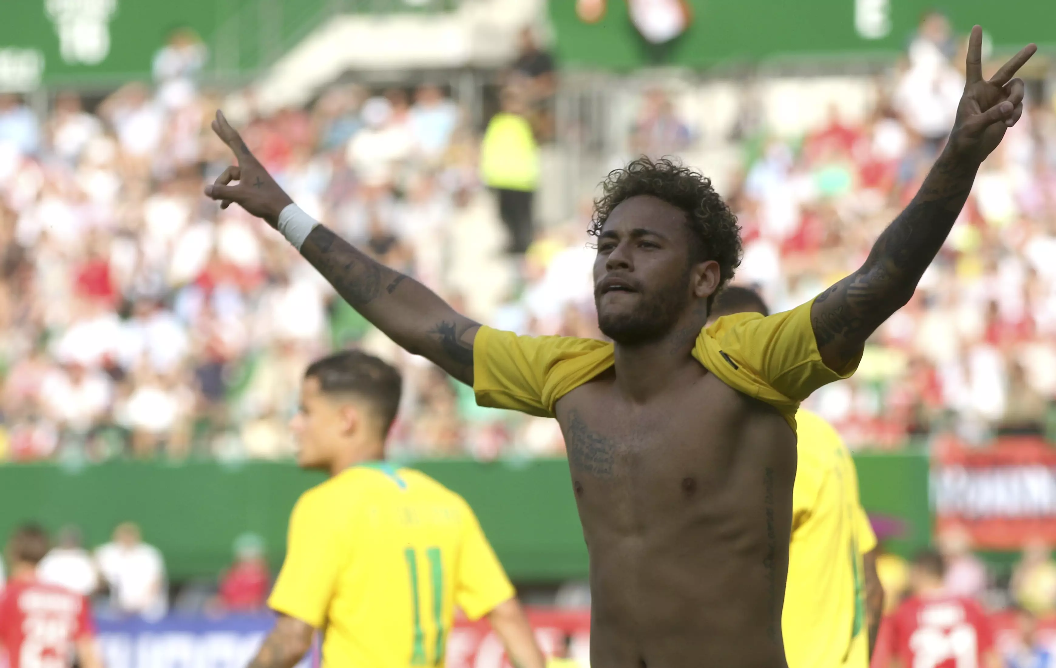 Neymar has scored 55 goals for his country. Image: PA Images