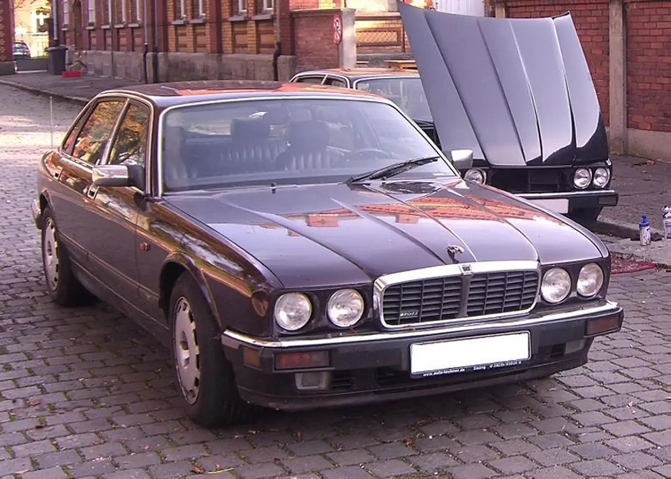 The suspect's 1993 Jaguar XJR 6.