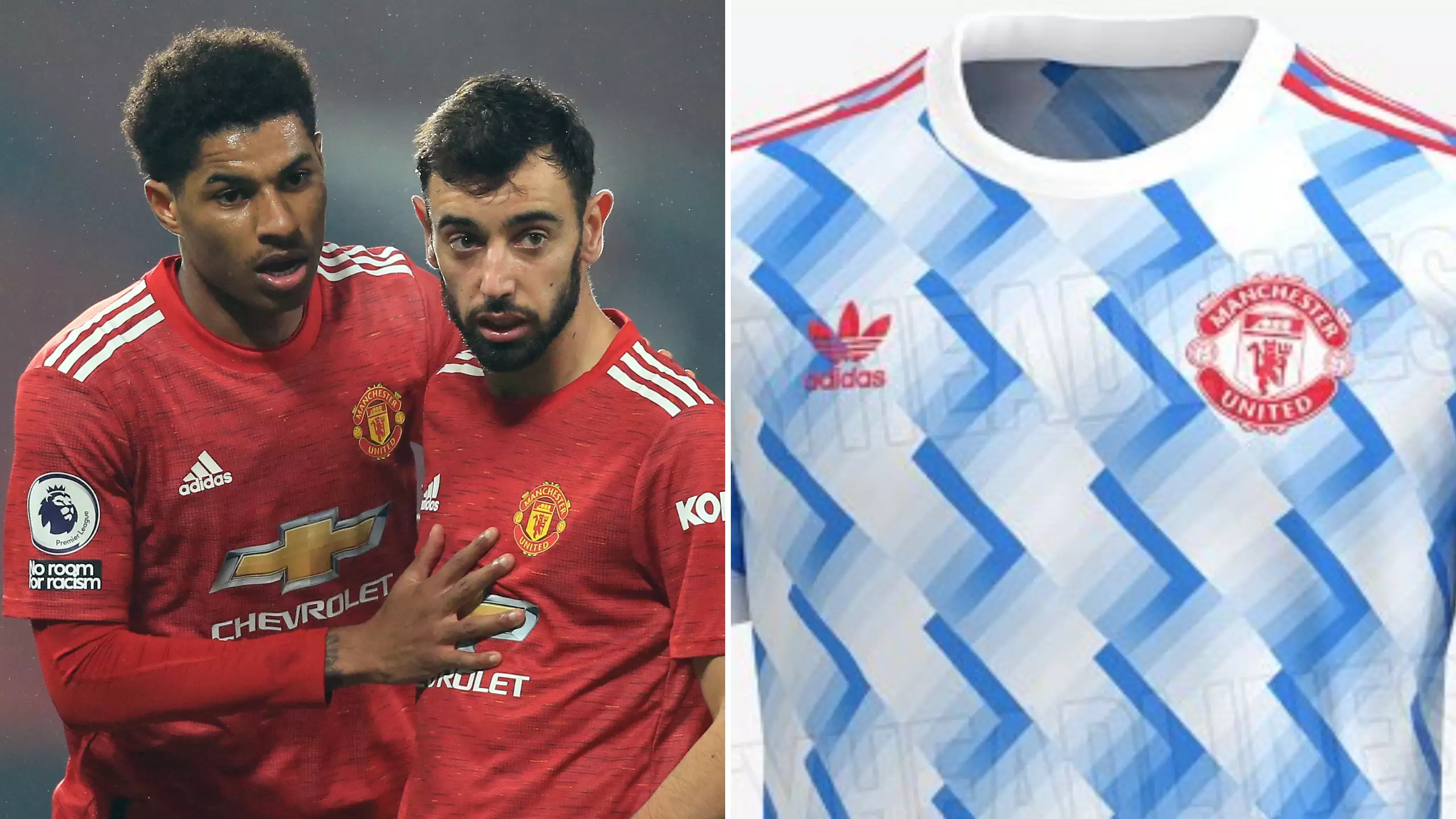 Manchester United's 21-22 Away Kit Has Leaked Online And It's The Greatest 'Retro' Look Ever