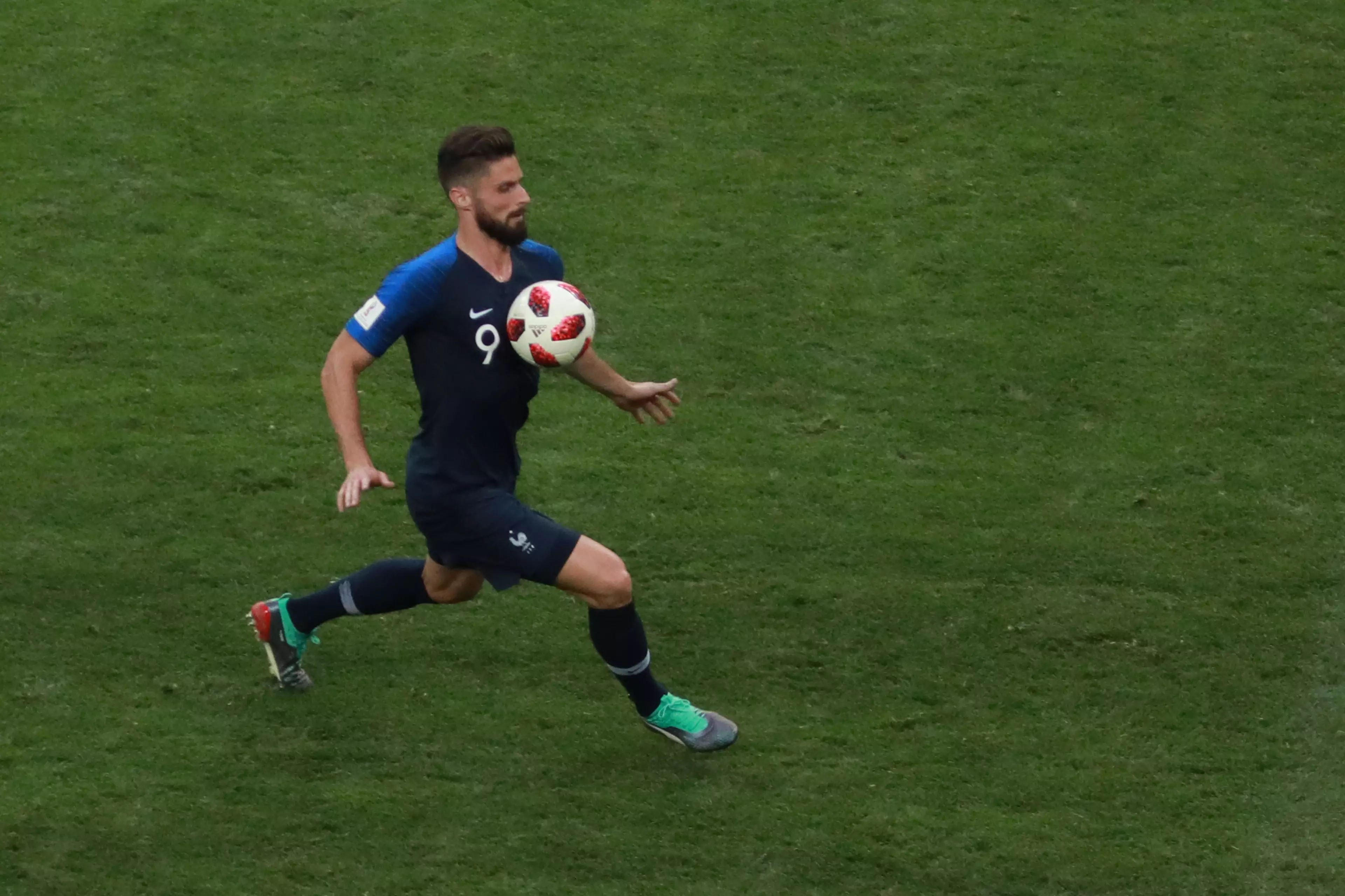 Giroud in action for France. Image: PA