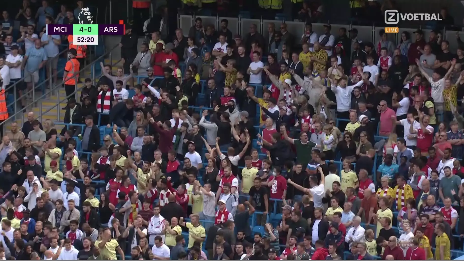 Arsenal Fans Genuinely Celebrated Rodri's Goal For Man City Like They Had Scored  