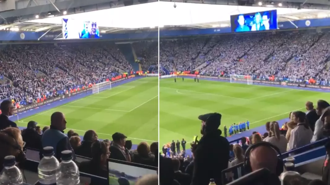 Leicester Fans In Tears As Tribute To Khun Vichai Is Played On TV Screens