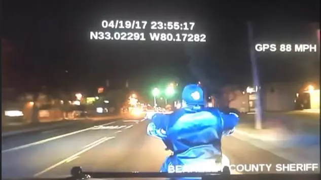 Video Shows Moment Police Officer Kills Biker By Ramming Him Off The Road 