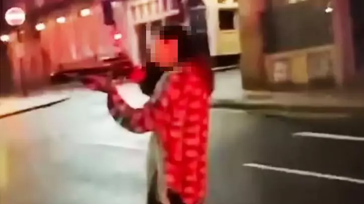 Man Threatens Passers-By With A Crossbow And Even Turns The Weapon On Police