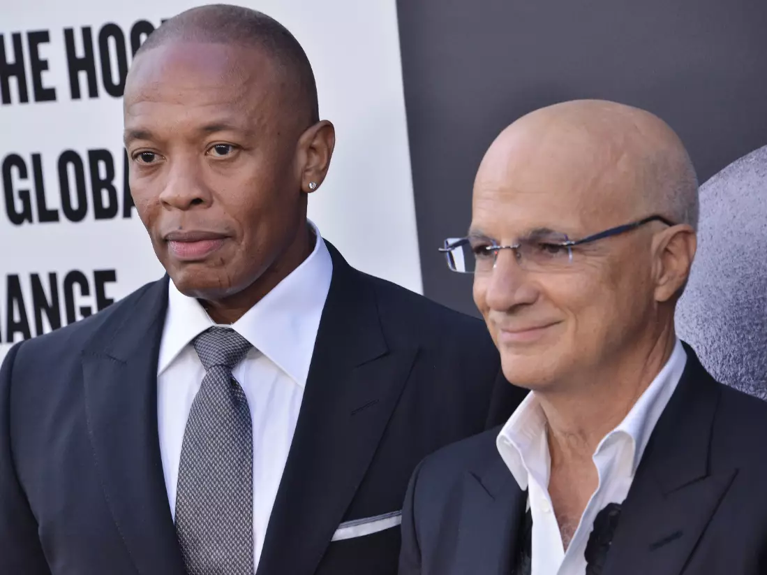 Dre with Interscope Records co-founder Jimmy Iovine.