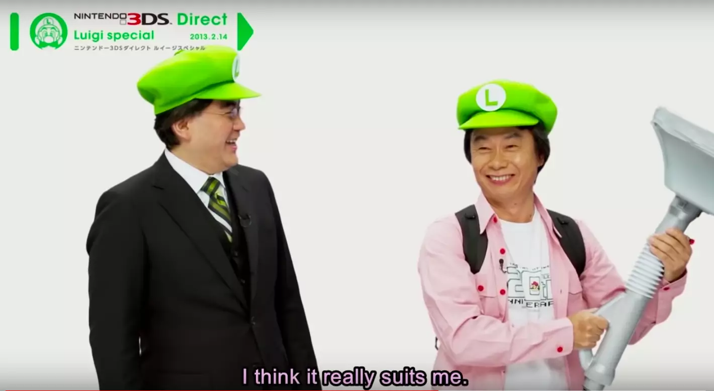 Iwata and Miyamoto on a Nintendo Direct /