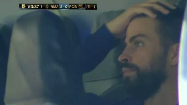 Gerard Pique Went On A Foul Mouthed Rant During El Clasico Defeat, Last Night
