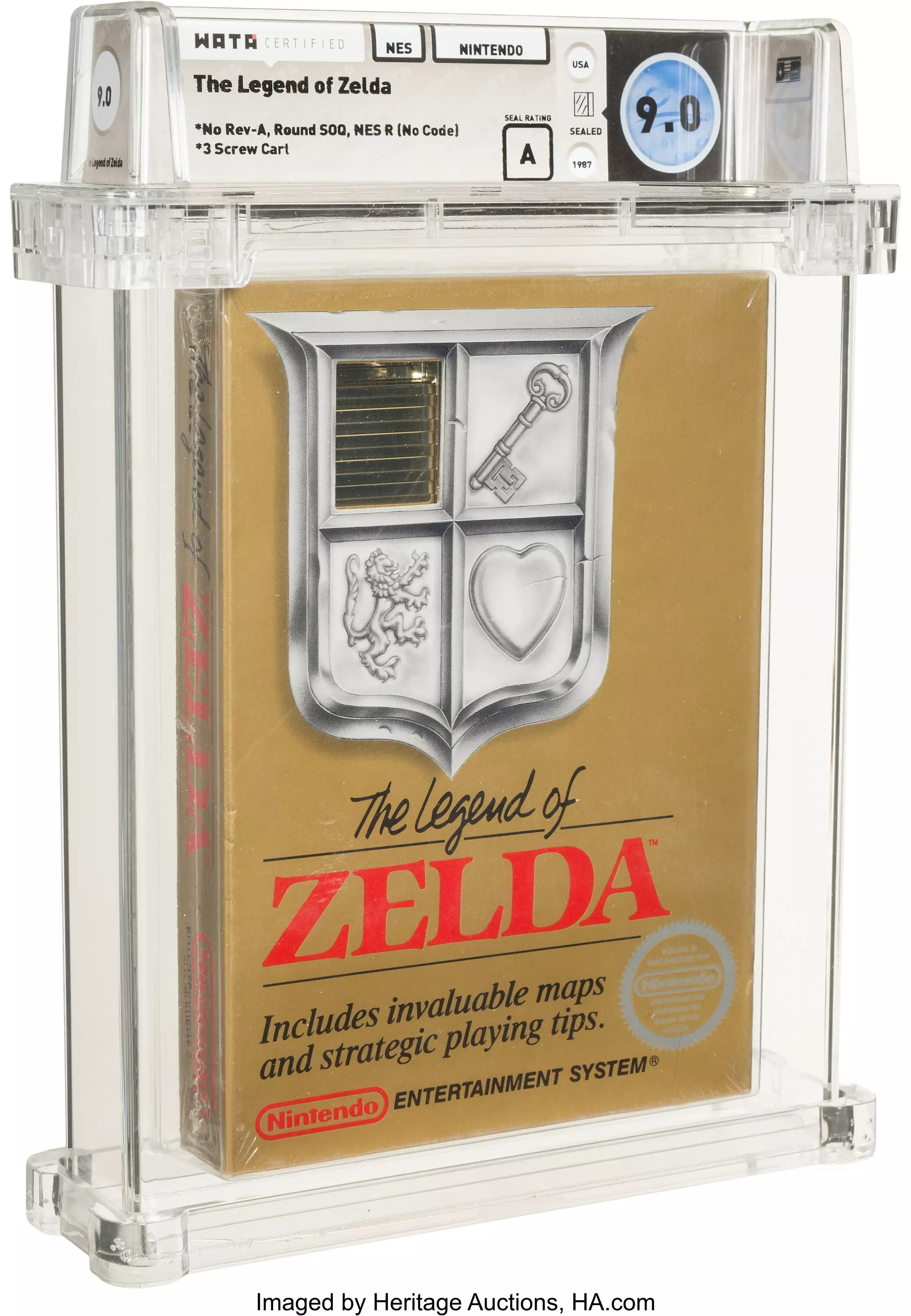 The grade nine copy of 'The Legend Of Zelda' /