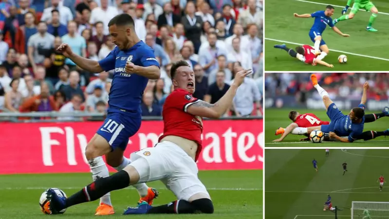 Phil Jones Goes Full Phil Jones, Gives Away Penalty In FA Cup Final