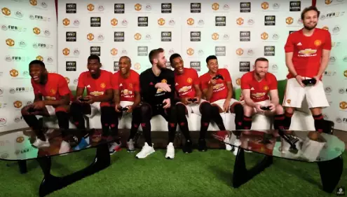 WATCH: Manchester United Stars Take Part In Epic FIFA 17 Match