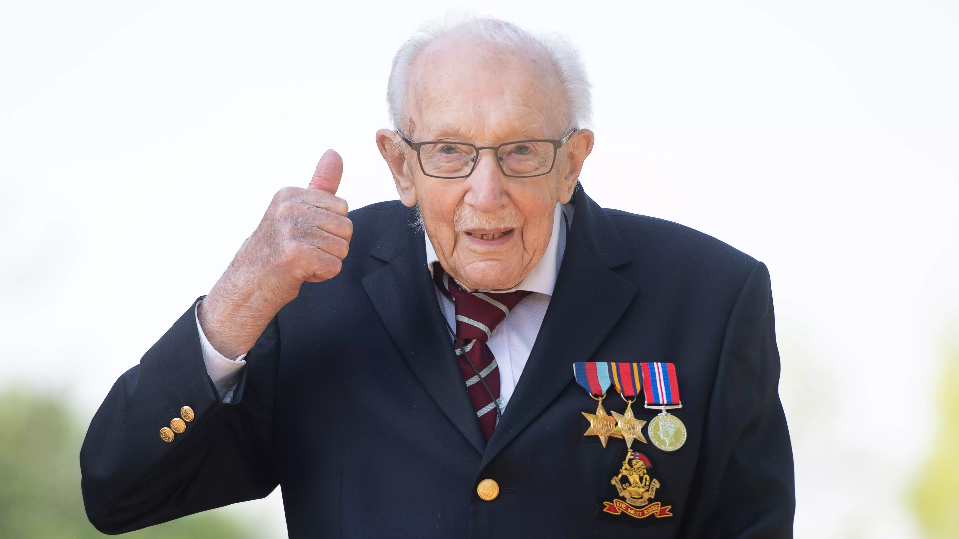 The Queen Promotes Captain Tom Moore To Honorary Colonel On His 100th Birthday