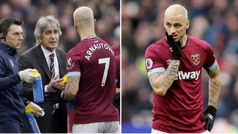 What Marko Arnautovic Did When Substituted Suggests He's Off