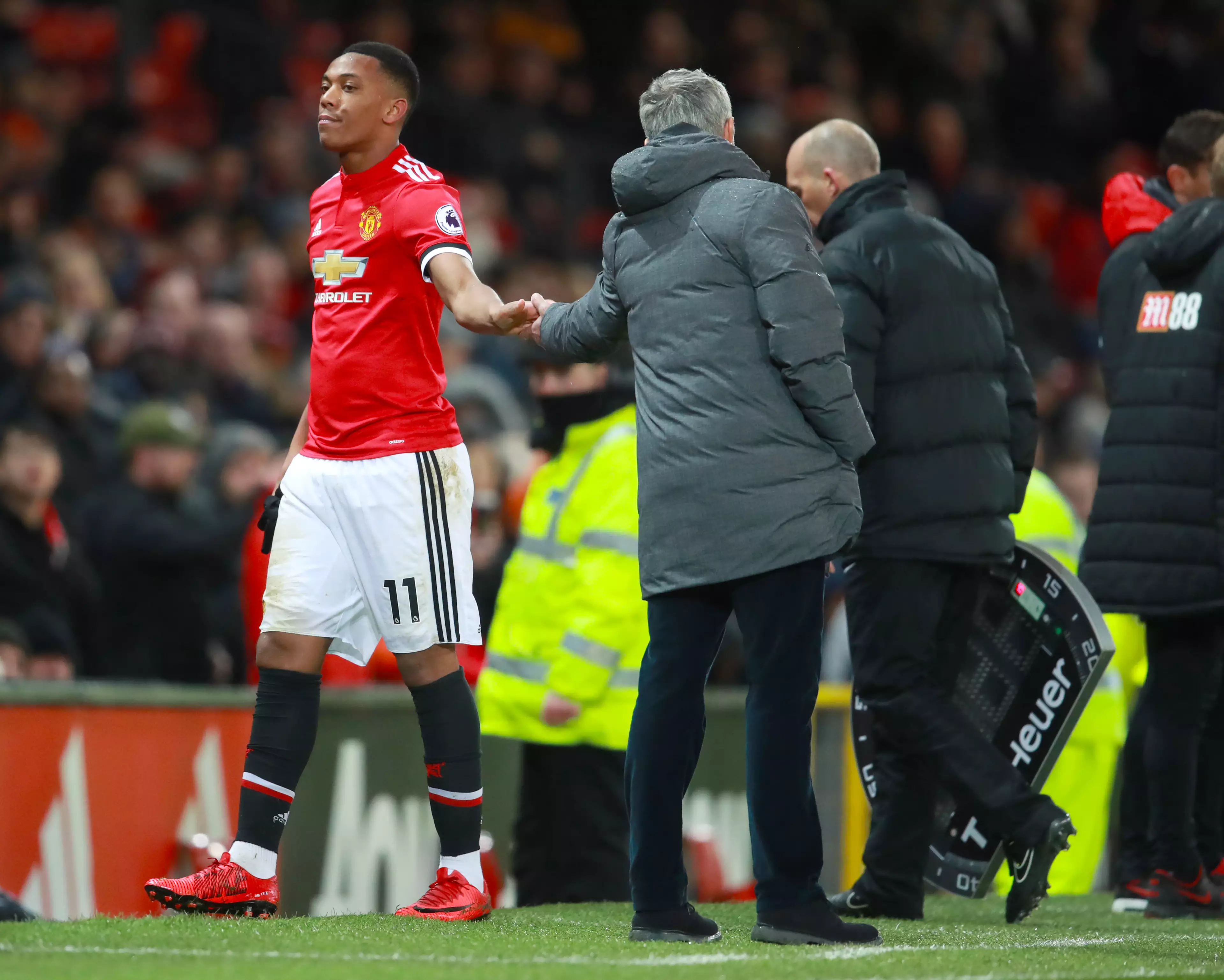 Martial and Mourinho didn't have a good relationship. Image: PA Images