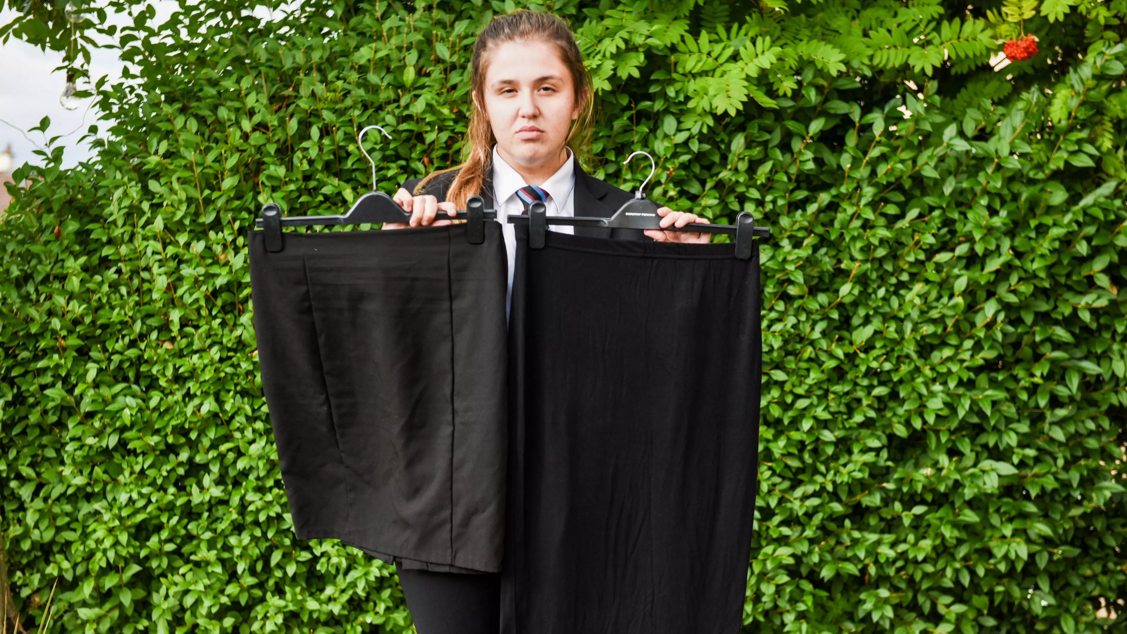 Schoolgirl 'Forced To Wear Shorter Skirt' Because Of It's Made Of 'Wrong Material'