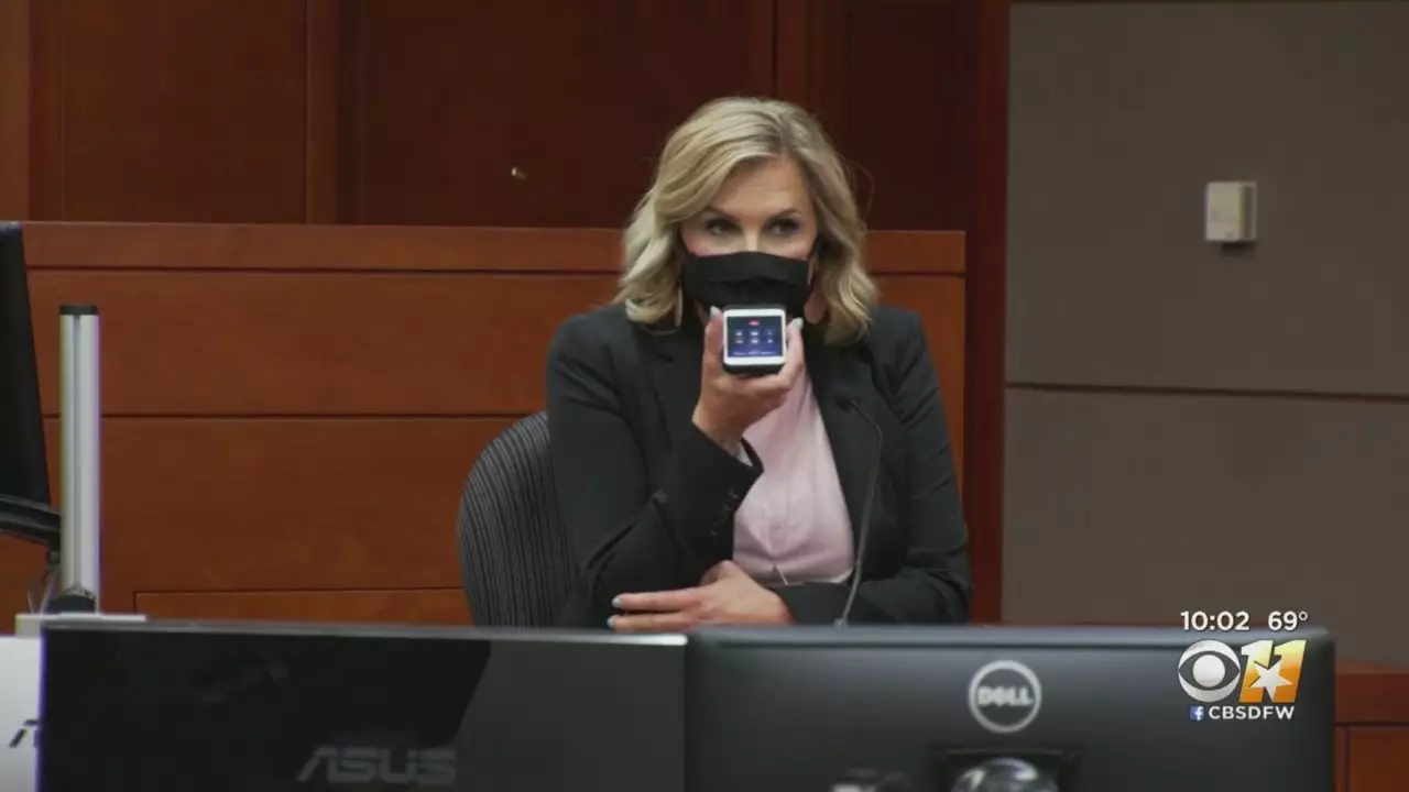 Shelly Luther in court.