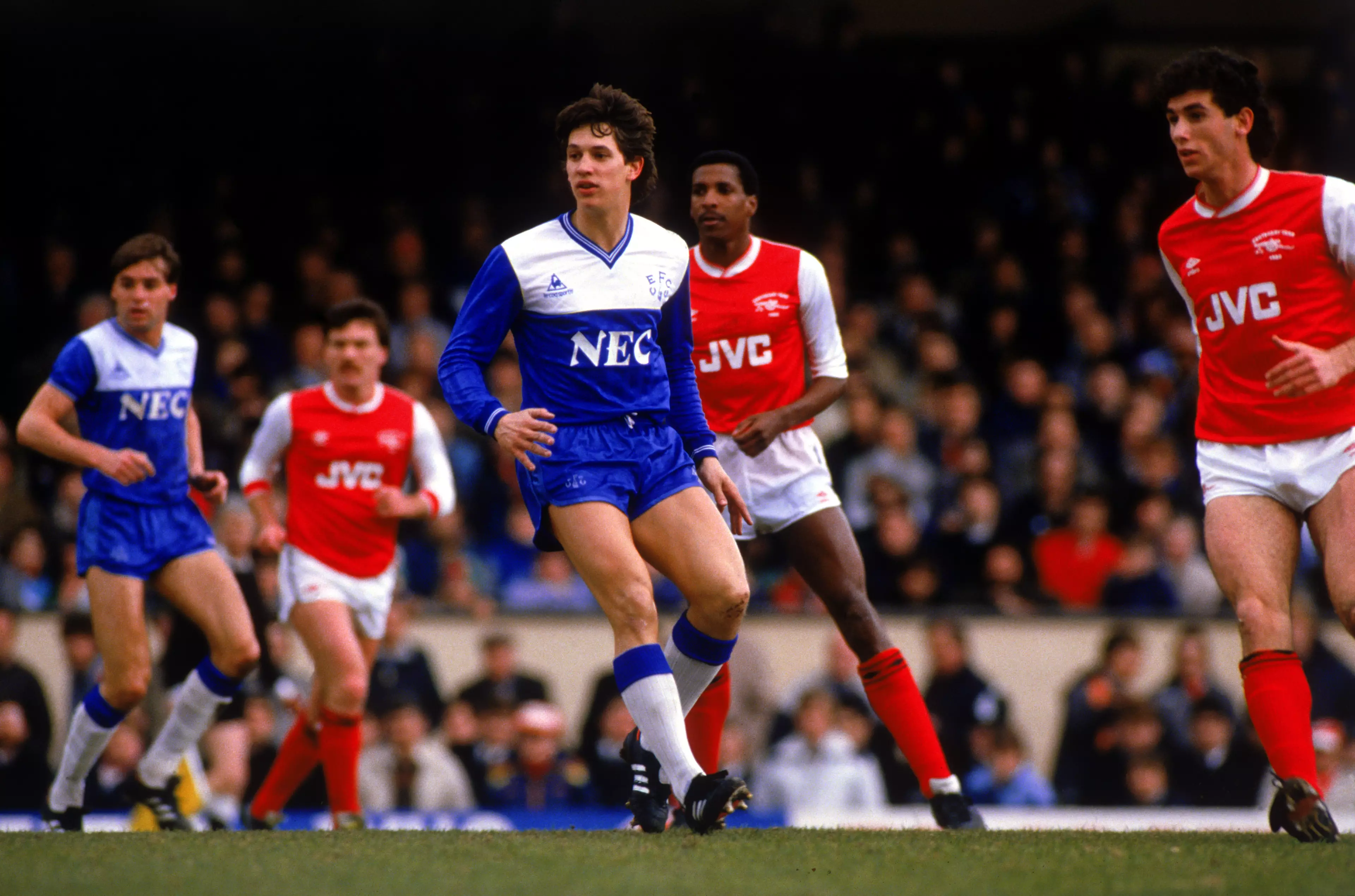 Gary Lineker played for Everton during their successful spell in the mid 1980's. (Image