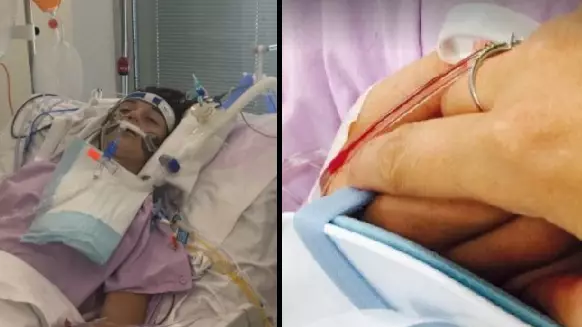 Girl Nearly Dies From Flu But Parents Thank ‘Angel’ For Her Survival