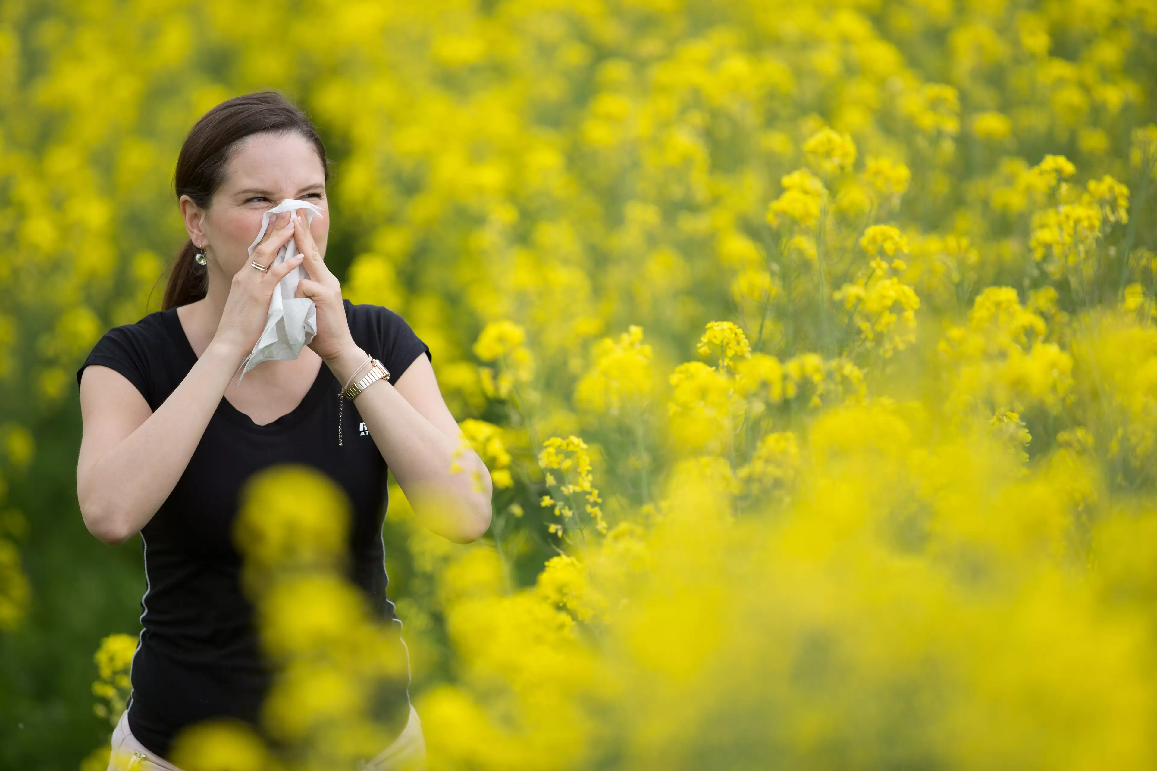 Storms could make hay fever symptoms even worse.