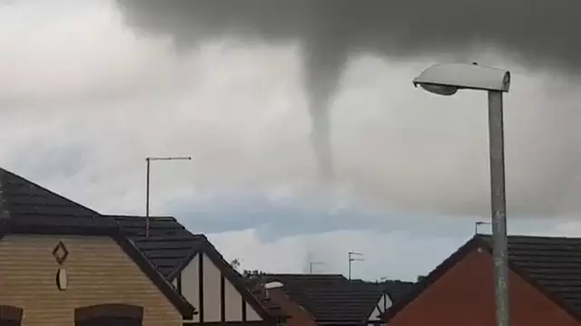 Tornado Rips Through British Town