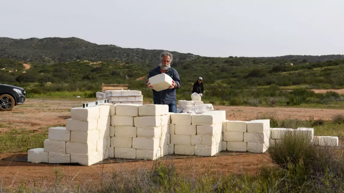 Artist Building A Cheese Wall On Mexican Border To 'Make America Grate Again'
