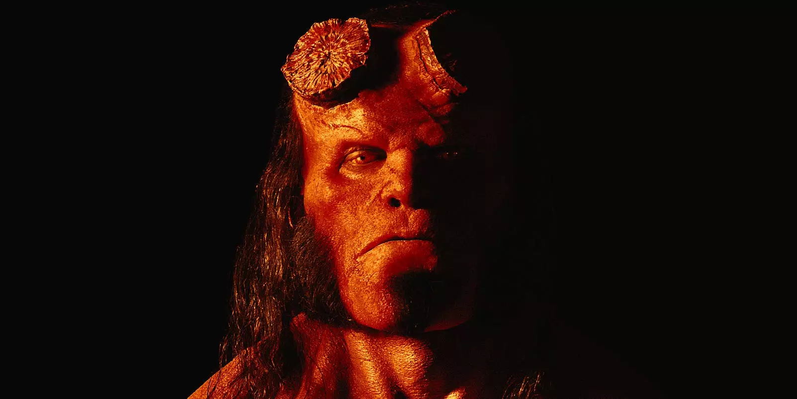 David Harbour as Hellboy.