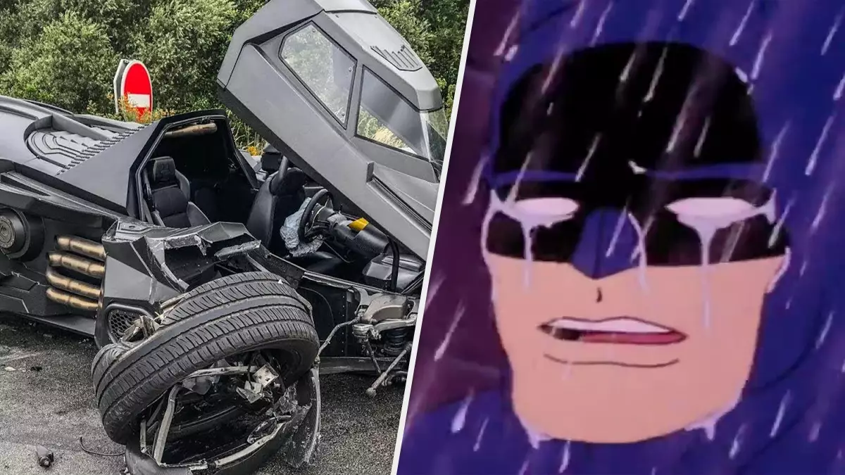 Remember When A £1 Million Bat-Mobile Got Totalled By Renault Scenic