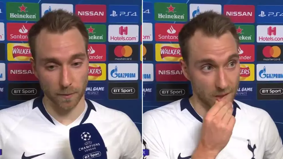 Christian Eriksen Branded 'Disrespectful' For His Salty Post-Match Interview 