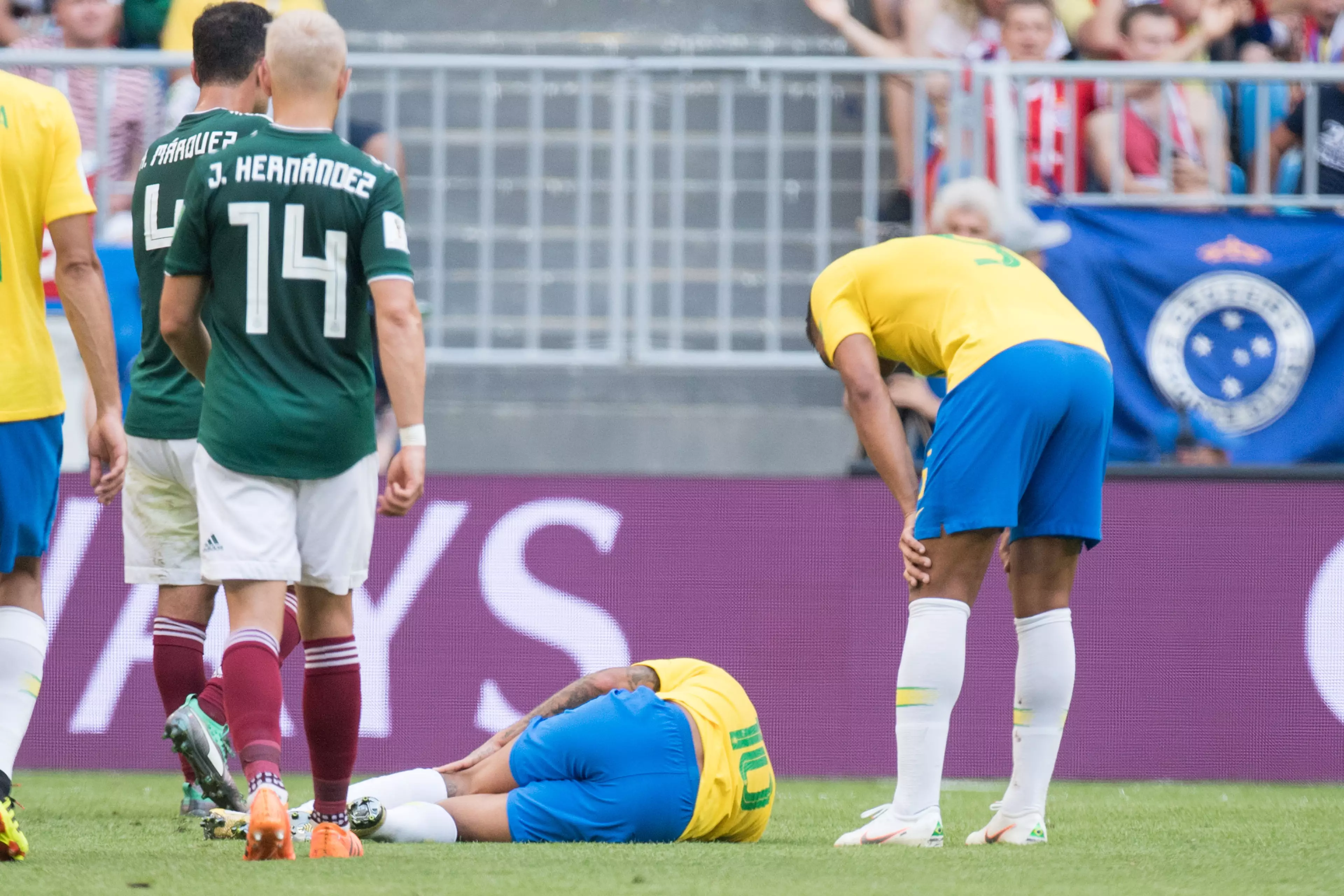 Has Neymar been shot again? Image: PA Images