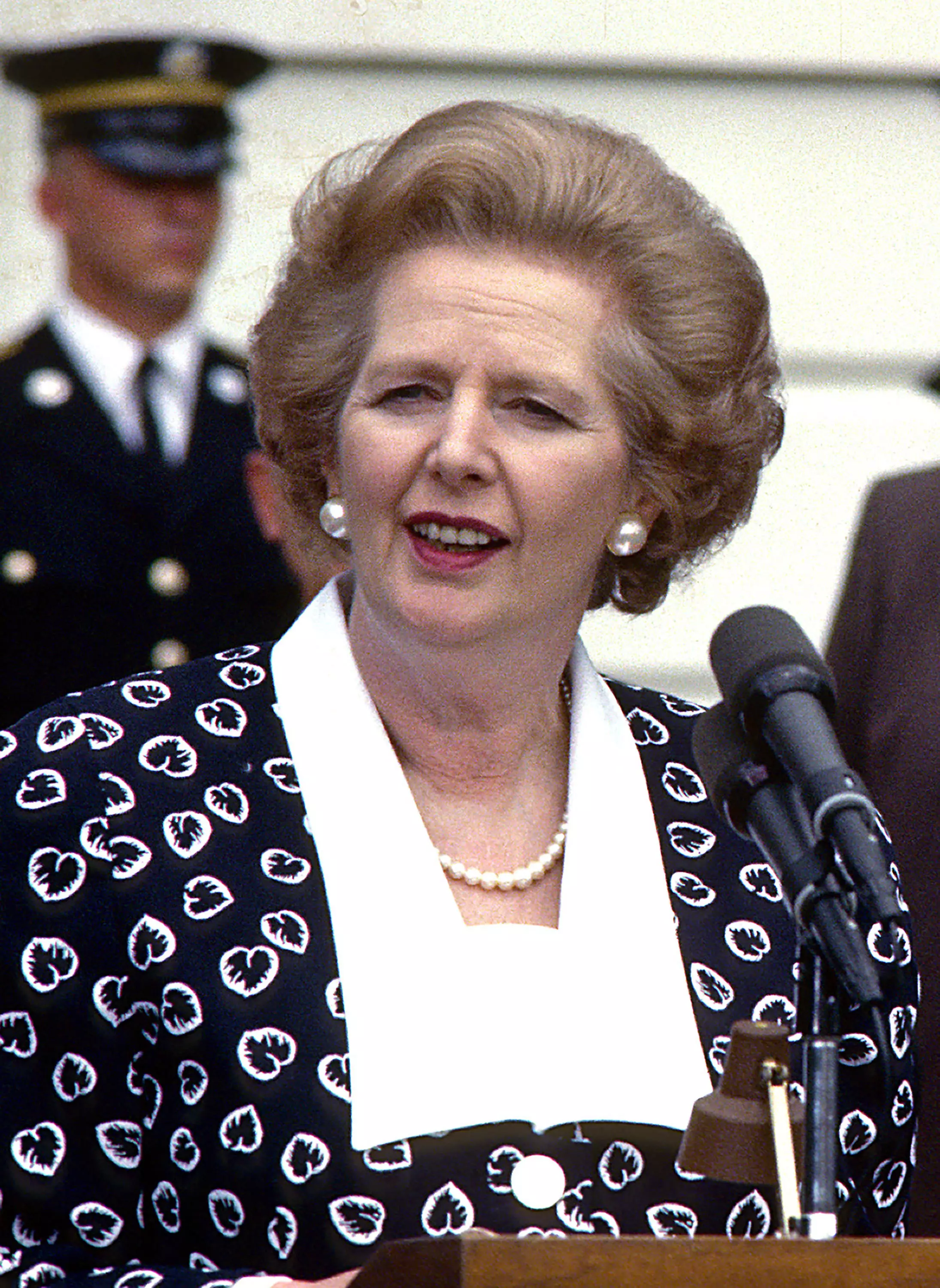 Thatcher died in 2013, aged 87.