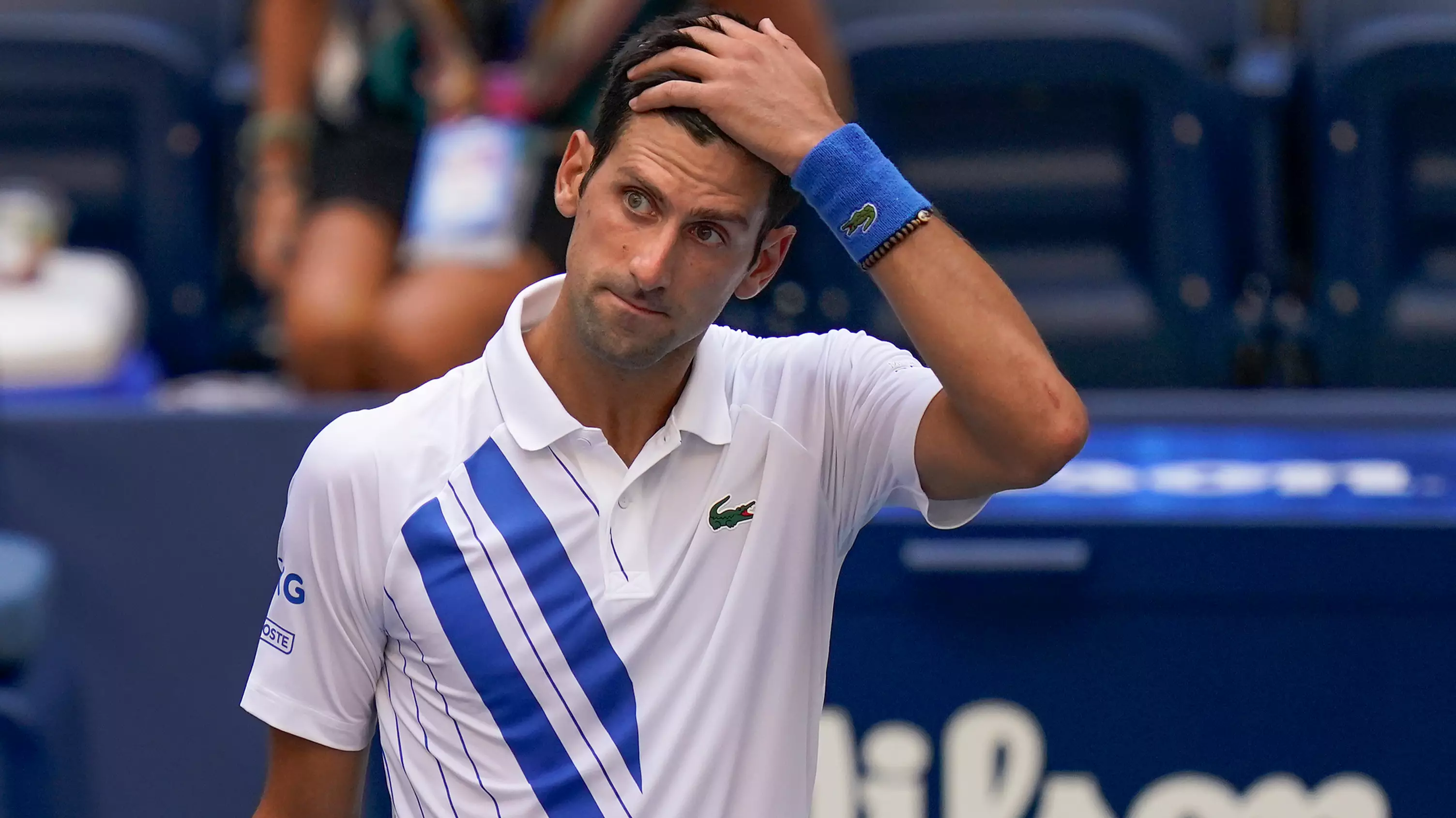 Djokovic Kicked Out Of US Open For Hitting Ball Into Line Judge's Throat 