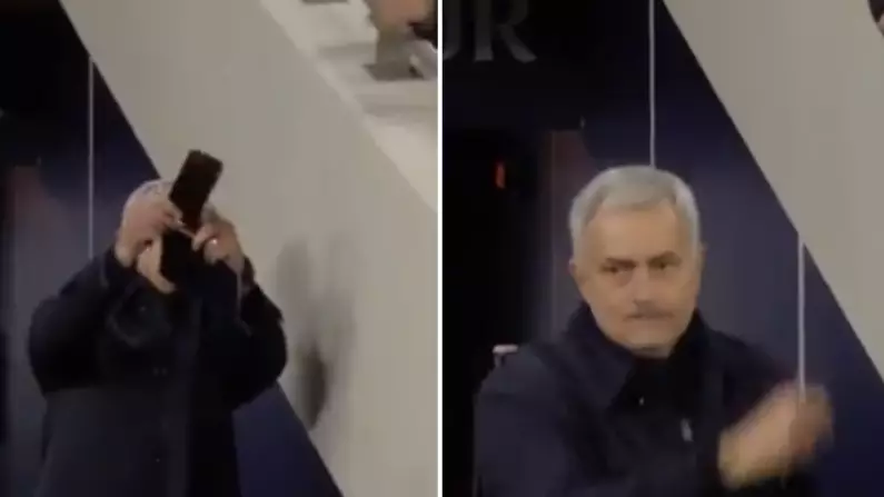 Jose Mourinho's Attempt At Taking A Selfie With A Fan Didn't Go Well