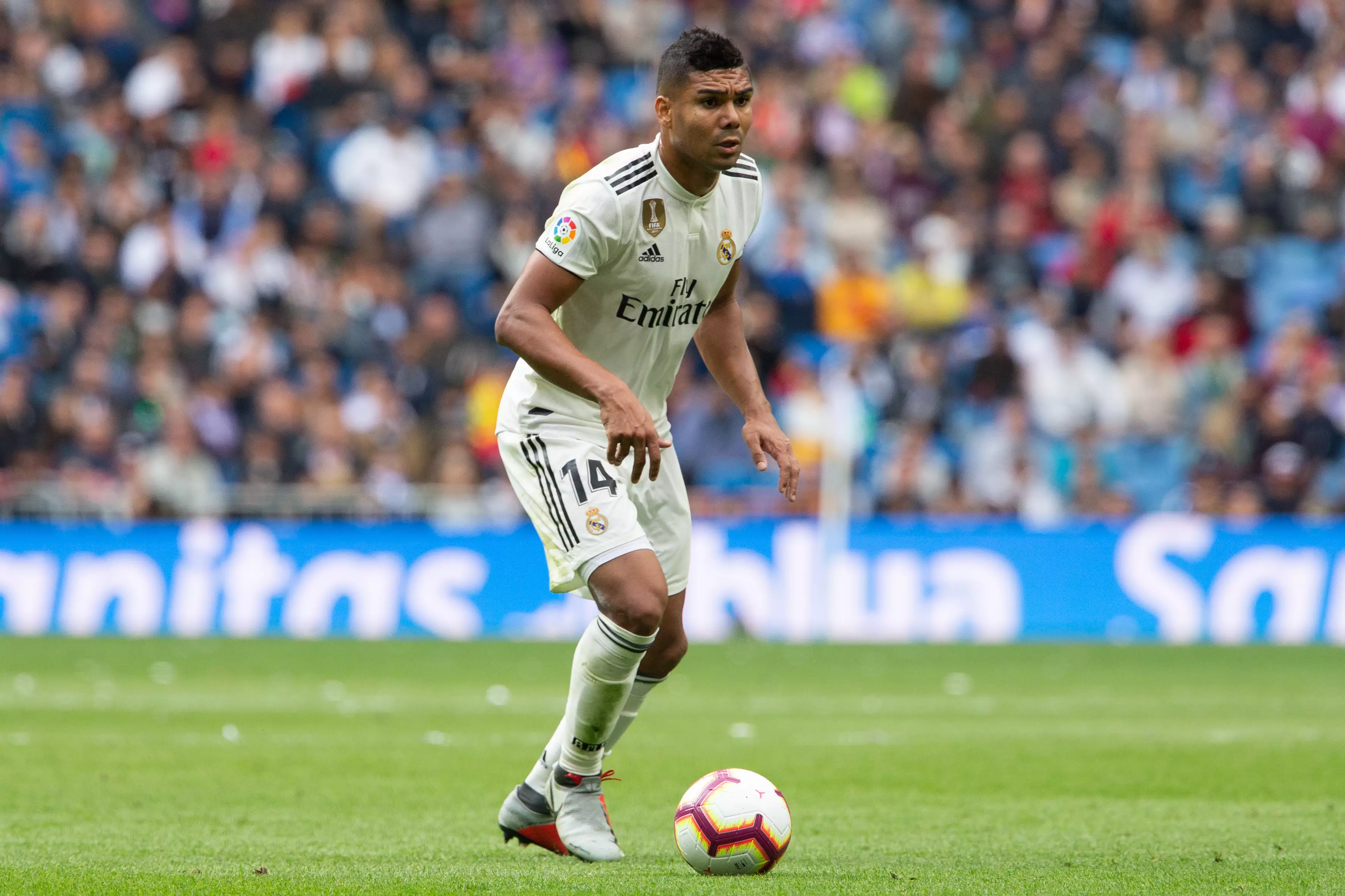 Casemiro becoming a Spanish national could help Bale. Image: PA Images