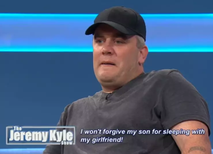 Wayne wasn't a happy chappy on The Jeremy Kyle Show, which was fair enough really.