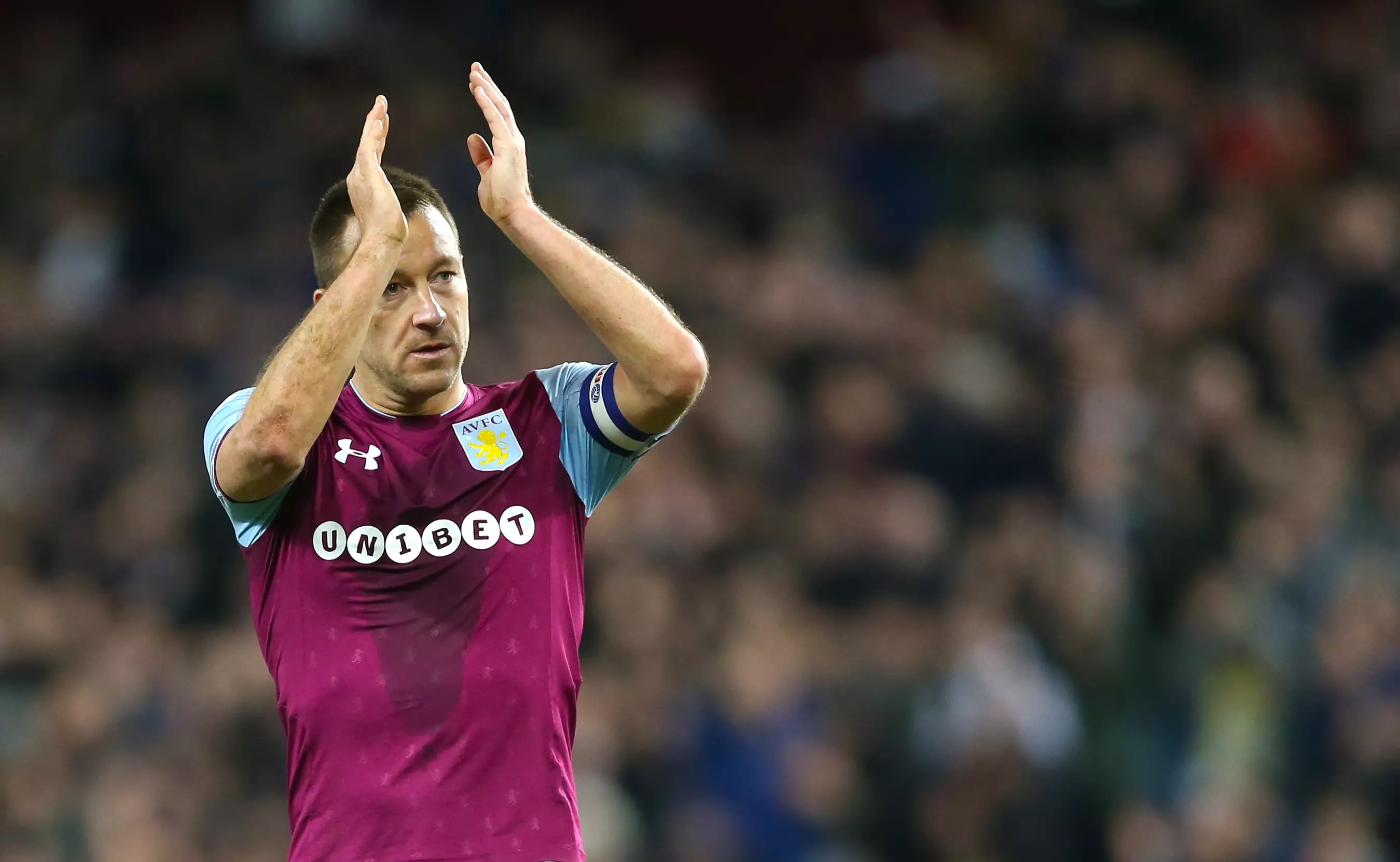 Terry is leaving Villa Park after just one season. Image: PA Images
