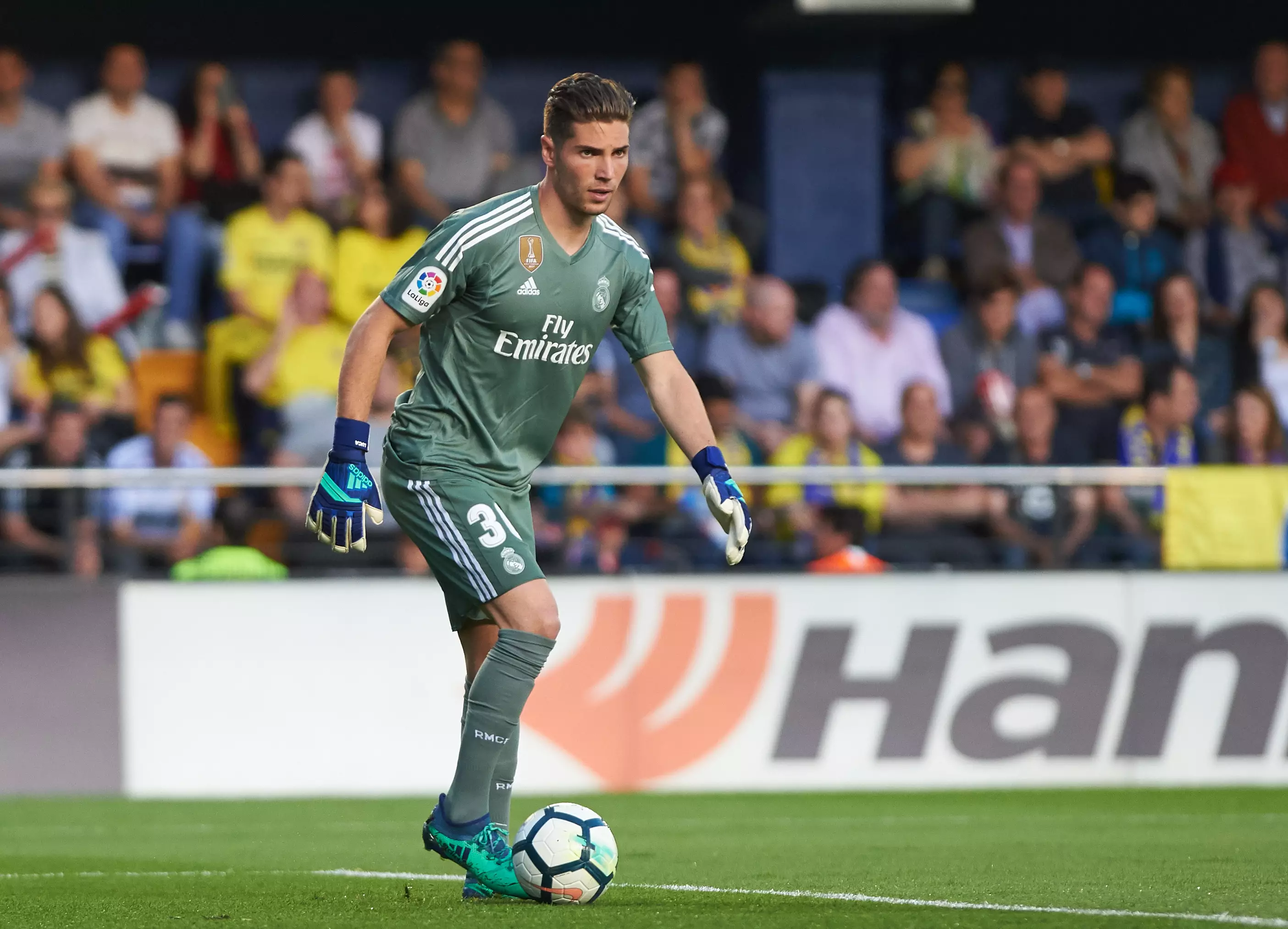 Luca Zidane's position as back up keeper at the Bernabeu is under threat. Image: PA Images