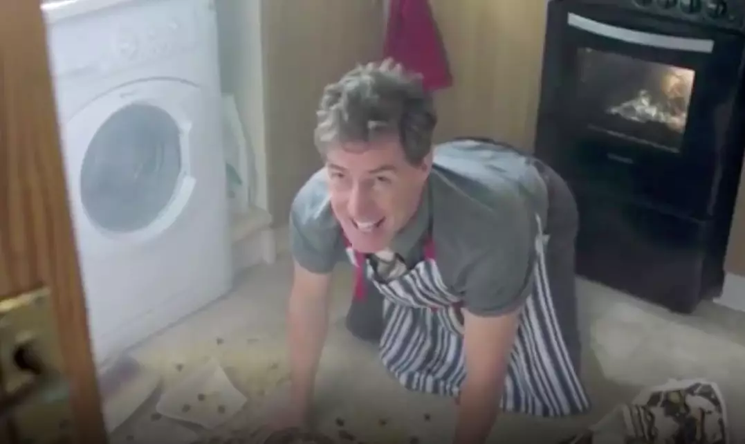The sneak peak sees Uncle Bryn have a meltdown in the kitchen (