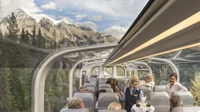 You Can Now Travel Through The Canadian Rockies In A Glass Train 