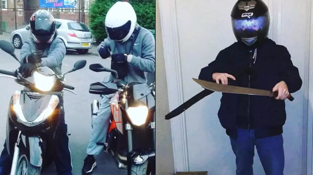 Members Of Moped Gangs Taunt And Threaten Police On Instagram